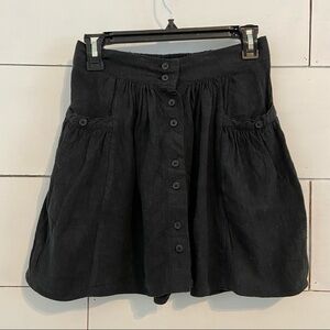 Urban Outfitters Linen Button Down Mini Skirt.  Size Small. EUC